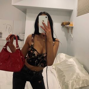 Bustier Top - Silky, Satin - Kimchi Blue